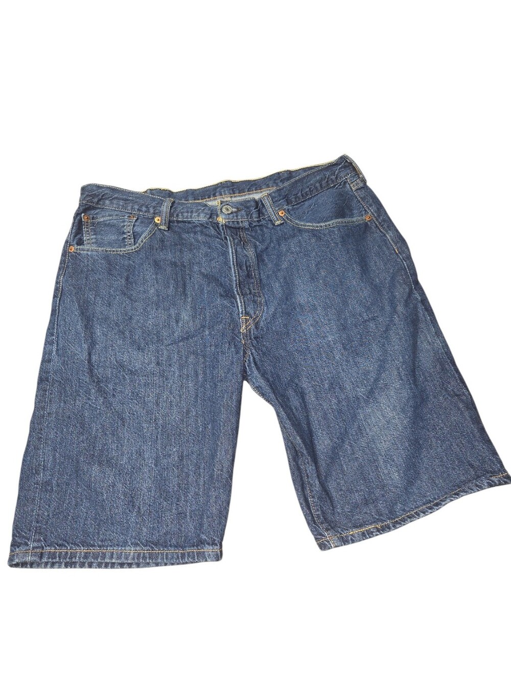 Levi's Men's Dark Blue Denim Shorts